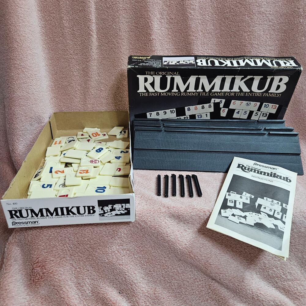 Vintage 1980 Pressman The Original Rummikub Tile Game No. 400